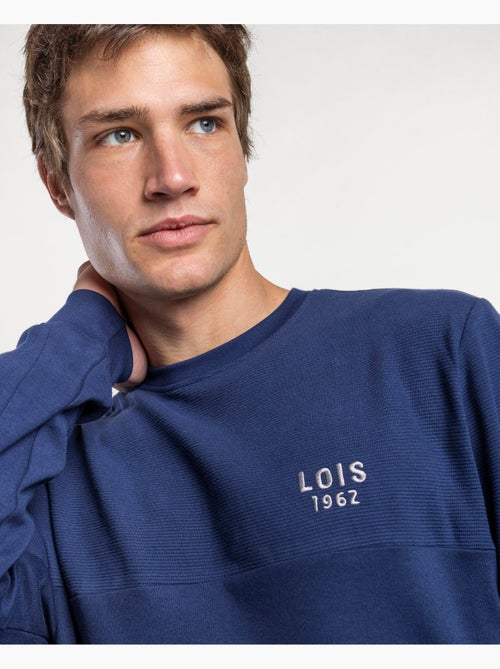 Pyjama à manches longues LOIS Roy pour hommes - Kiabi