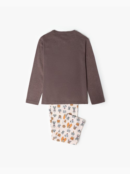 Pyjama à manches longues Love Dinner pour garçon de Disney - Kiabi