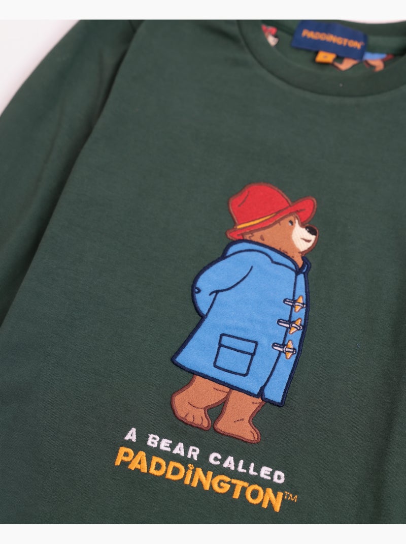 Pyjama à manches longues Marmalade pour garçon PADDINGTON Vert - Kiabi