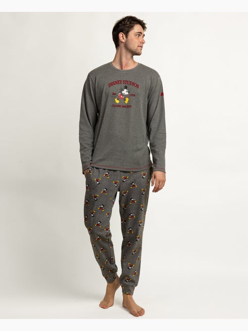 Pyjama à manches longues Mickey Mouse pour homme DISNEY - Kiabi Pyjama à manches longues Mickey Mouse pour homme DISNEY - Kiabi