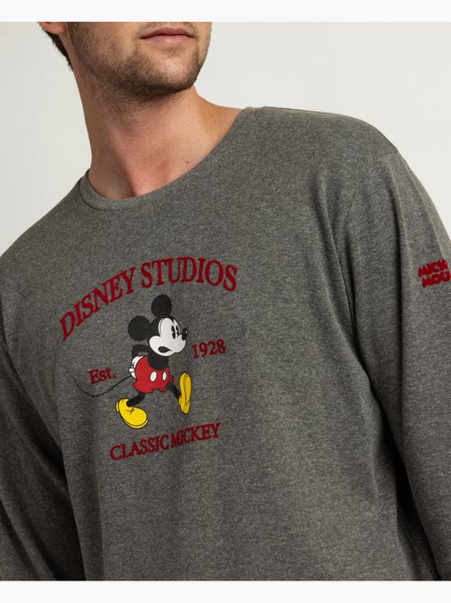 Pyjama à manches longues Mickey Mouse pour homme DISNEY - Kiabi Pyjama à manches longues Mickey Mouse pour homme DISNEY - Kiabi
