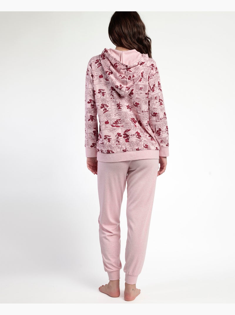 Pyjama à manches longues Minnie Disney pour femme Gen Z Cerise - Kiabi