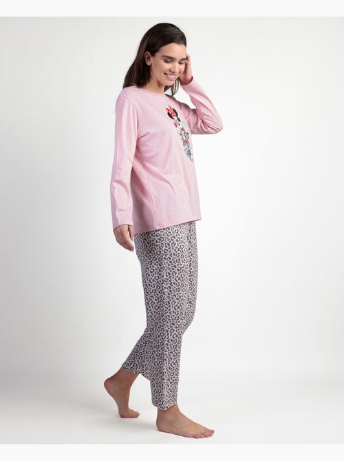 Pyjama à manches longues Minnie Skin pour femme DISNEY - Kiabi