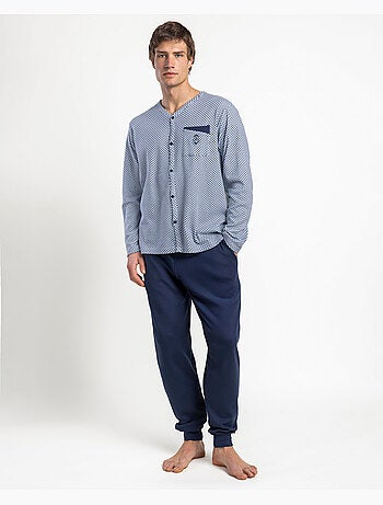 Pyjama à manches longues ouvert Frostline pour homme ADMAS CLASSIC