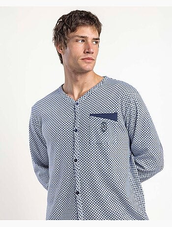 Pyjama à manches longues ouvert Frostline pour homme ADMAS CLASSIC