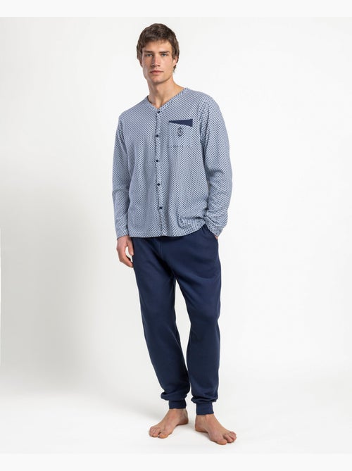 Pyjama à manches longues ouvert Frostline pour homme ADMAS CLASSIC - Kiabi