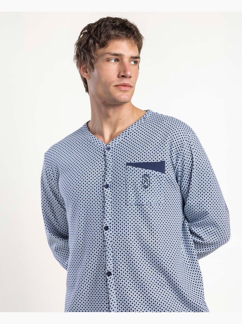Pyjama à manches longues ouvert Frostline pour homme ADMAS CLASSIC - Kiabi