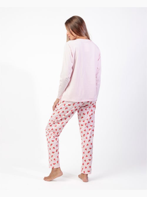 Pyjama à manches longues pastèque pour femme ADMAS - Kiabi Pyjama à manches longues pastèque pour femme ADMAS - Kiabi