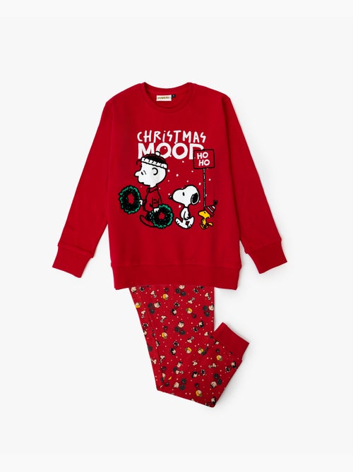 Pyjama à manches longues Peanuts HoHo Mood pour garçon - Kiabi Pyjama à manches longues Peanuts HoHo Mood pour garçon - Kiabi