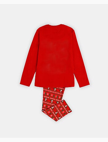 Pyjama à manches longues PEANUTS Joyeux Noël pour filles