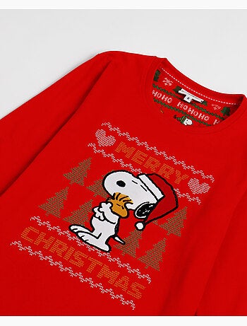 Pyjama à manches longues PEANUTS Joyeux Noël pour filles