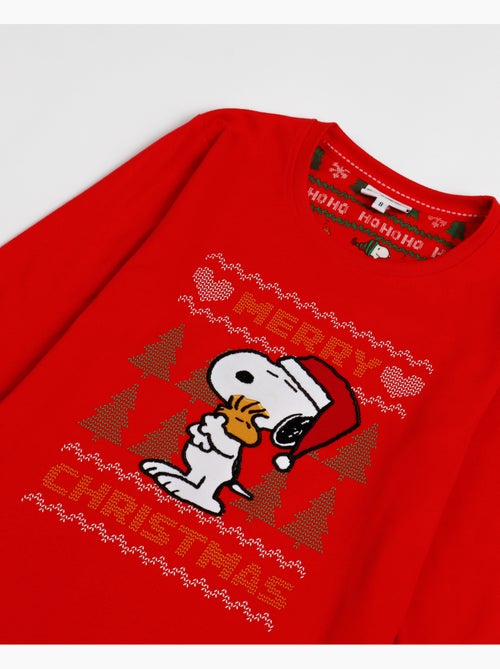 Pyjama à manches longues PEANUTS Joyeux Noël pour filles - Kiabi Pyjama à manches longues PEANUTS Joyeux Noël pour filles - Kiabi