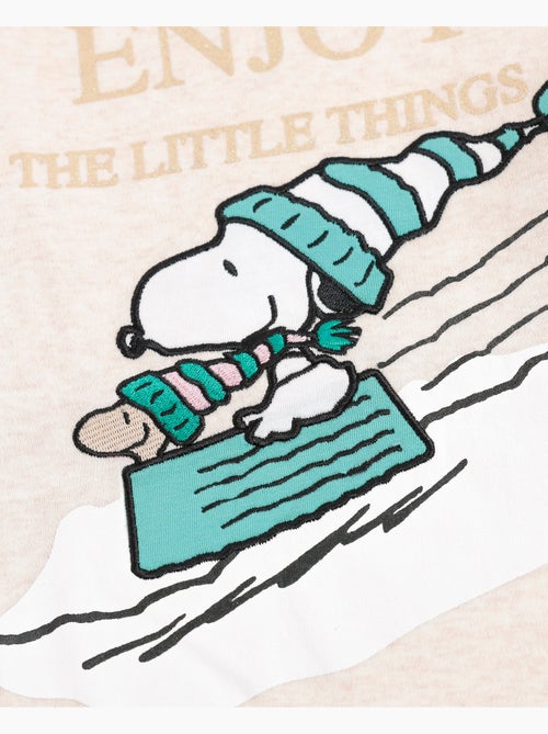 Pyjama à manches longues PEANUTS Let It Snow pour fille - Kiabi Pyjama à manches longues PEANUTS Let It Snow pour fille - Kiabi