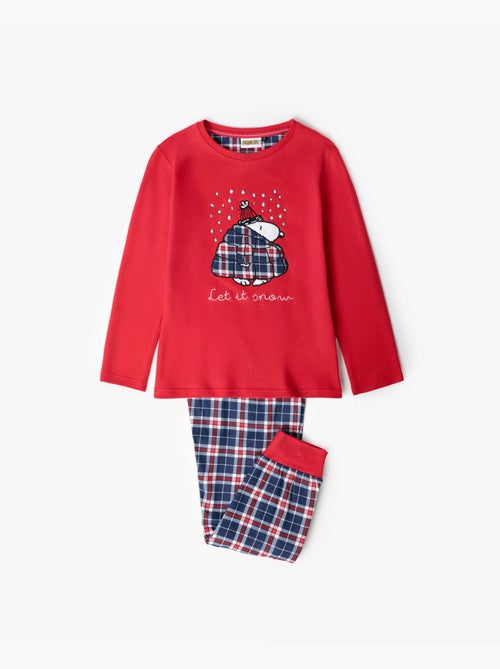 Pyjama à manches longues PEANUTS Let It Snow pour fille - Kiabi Pyjama à manches longues PEANUTS Let It Snow pour fille - Kiabi