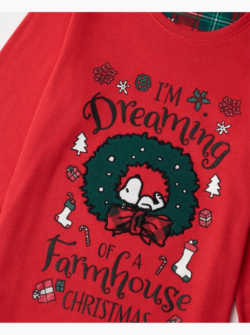 Pyjama à manches longues Peanuts Reindeer Crossing pour filles - Kiabi Pyjama à manches longues Peanuts Reindeer Crossing pour filles - Kiabi