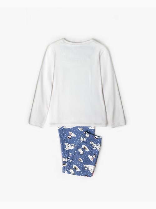 Pyjama à manches longues PEANUTS Snow Drift pour fille - Kiabi