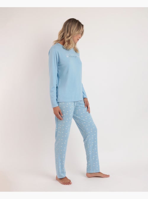 Pyjama à manches longues pour femme > - Kiabi Pyjama à manches longues pour femme > - Kiabi