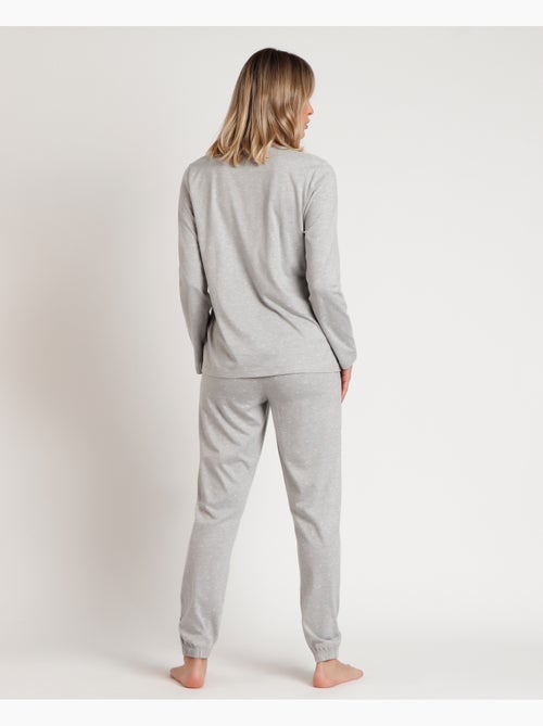 Pyjama à manches longues pour femme ADMAS CLASSIC à curs roses - Kiabi Pyjama à manches longues pour femme ADMAS CLASSIC à curs roses - Kiabi