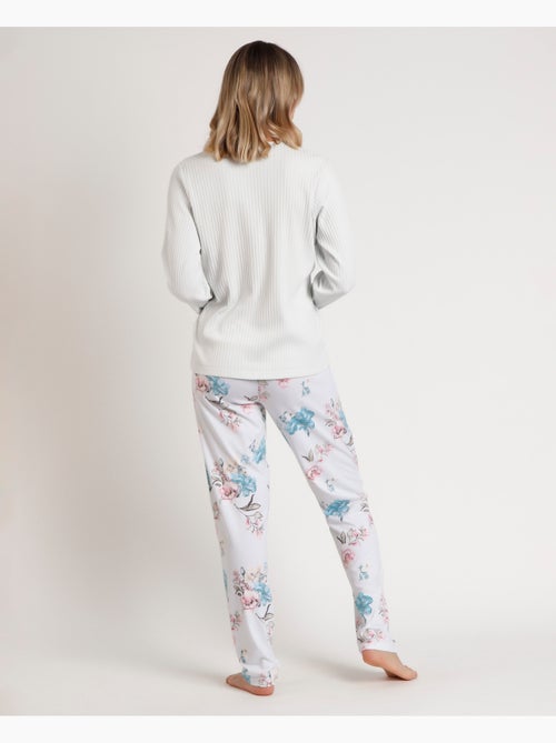 Pyjama à manches longues pour femme ADMAS GARDEN French Garden - Kiabi Pyjama à manches longues pour femme ADMAS GARDEN French Garden - Kiabi