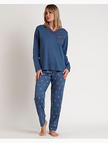 Pyjama à manches longues pour femme ADMAS GARDEN Let's Get Lost