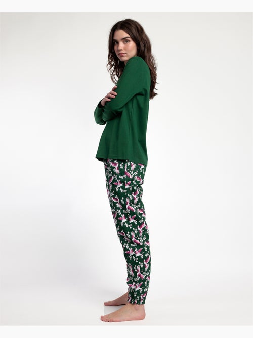 Pyjama à manches longues pour femme ADMAS GARDEN Wild Nature - Kiabi Pyjama à manches longues pour femme ADMAS GARDEN Wild Nature - Kiabi