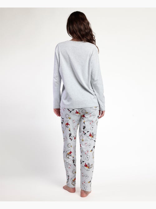 Pyjama à manches longues pour femme Disney Alice au pays des merveilles - Kiabi