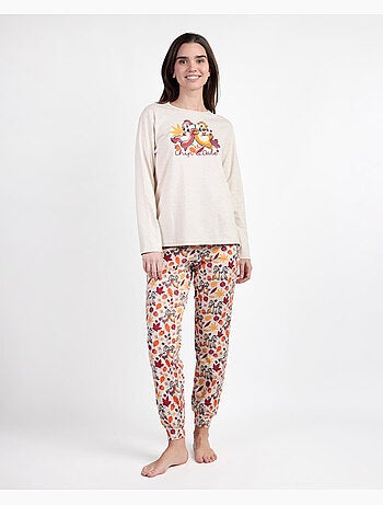Pyjama à manches longues pour femme Disney Chip N'Dale