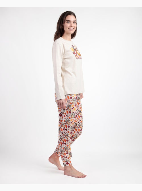 Pyjama à manches longues pour femme Disney Chip N'Dale - Kiabi Pyjama à manches longues pour femme Disney Chip N'Dale - Kiabi