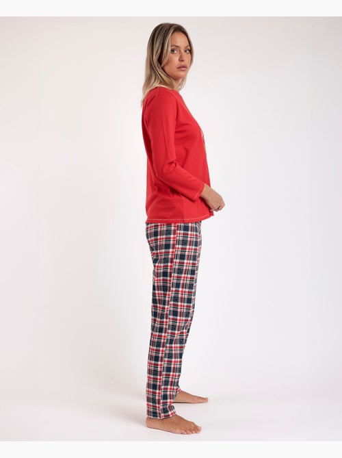 Pyjama à manches longues pour femme Disney Feeling Jolly - Kiabi Pyjama à manches longues pour femme Disney Feeling Jolly - Kiabi
