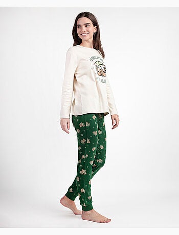 Pyjama à manches longues pour femme STAR WARS MANDALORIAN Cute Grogu