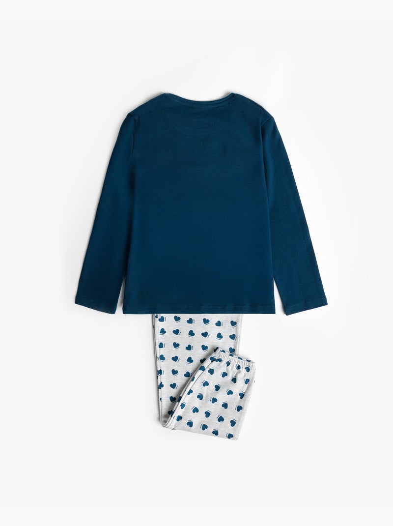 Pyjama à manches longues > pour fille de Disney Bleu marine - Kiabi