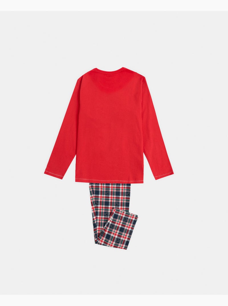Pyjama à manches longues > pour filles de Disney Rouge - Kiabi
