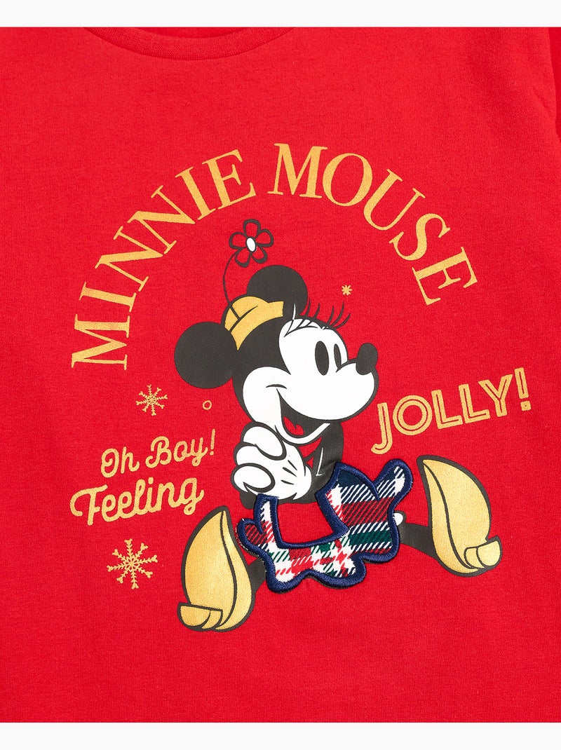Pyjama à manches longues > pour filles de Disney Rouge - Kiabi