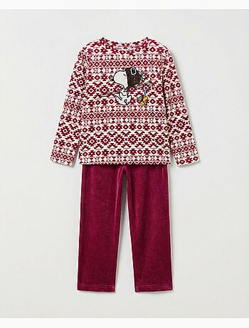 Pyjama à manches longues pour filles PEANUTS