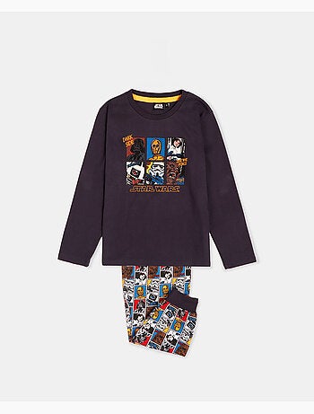 Pyjama à manches longues pour garçon, personnages de STAR WARS