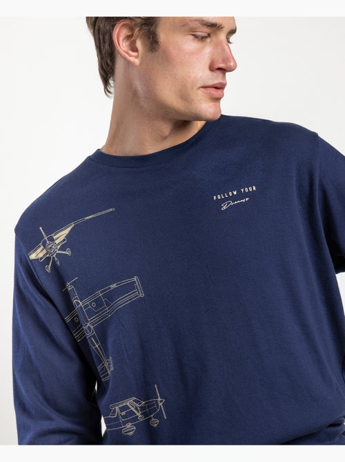 Pyjama à manches longues pour homme ADMAS > - Kiabi Pyjama à manches longues pour homme ADMAS > - Kiabi