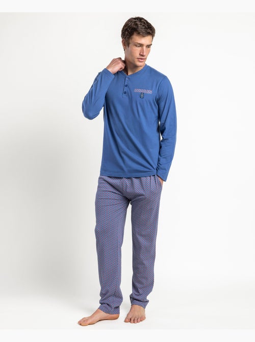 Pyjama à manches longues pour homme ADMAS CLASSIC Sterling - Kiabi