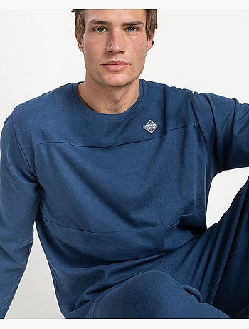 Pyjama à manches longues pour homme ADMAS HOME en nid d'abeille