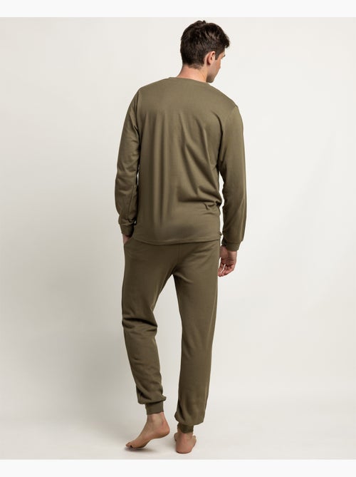 Pyjama à manches longues pour homme ADMAS HOME en nid d'abeille - Kiabi