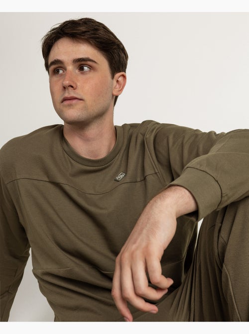 Pyjama à manches longues pour homme ADMAS HOME en nid d'abeille - Kiabi