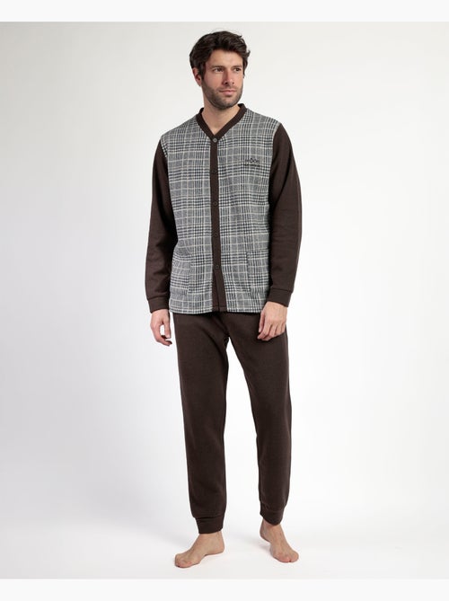 Pyjama à manches longues pour homme ADMAS MAGNIFIC avec drapeau américain - Kiabi