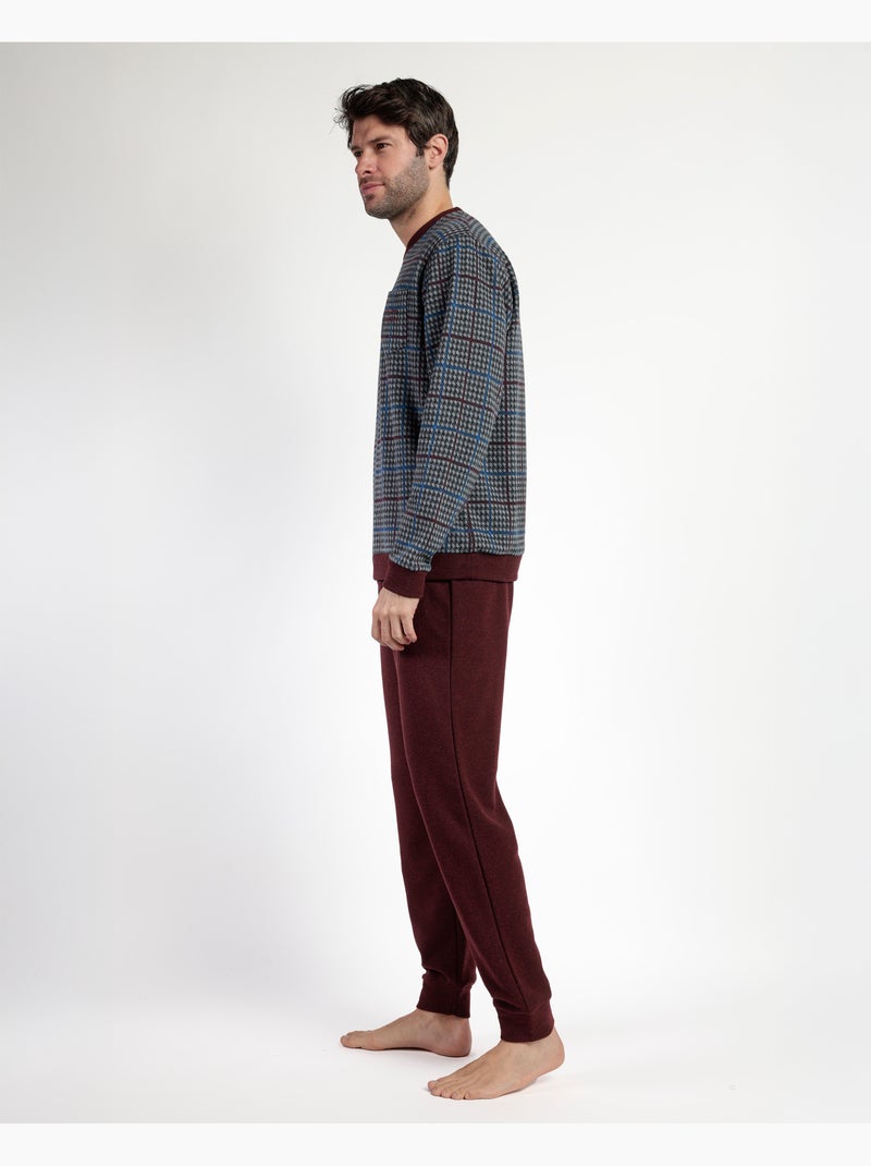Pyjama à manches longues pour homme ADMAS MAGNIFIC Royals Grenade - Kiabi