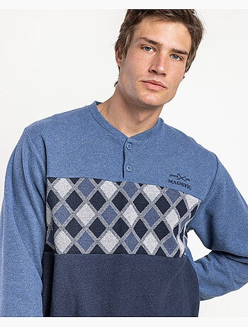 Pyjama à manches longues pour homme ADMAS MAGNIFICENT à motif diamants