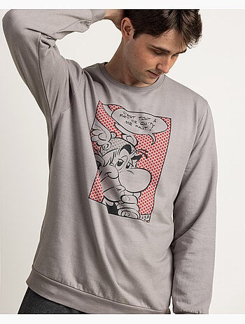 Pyjama à manches longues pour homme ASTERIX à pois