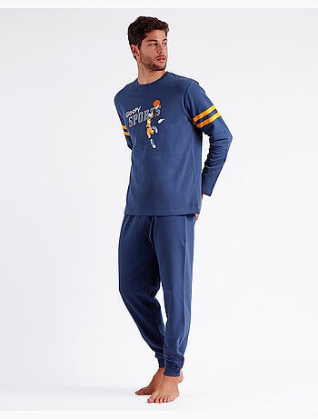 Pyjama à manches longues pour homme Disney Goofy Stories