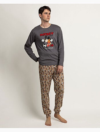 Pyjama à manches longues pour homme DISNEY, modèle capitaine d'équipe