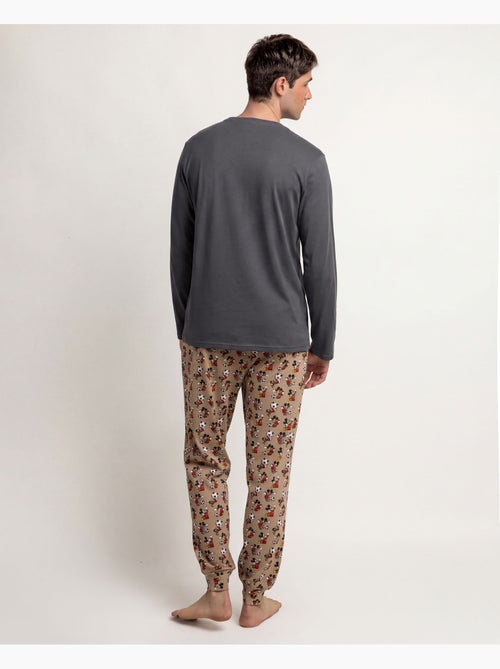 Pyjama à manches longues pour homme DISNEY, modèle capitaine d'équipe - Kiabi Pyjama à manches longues pour homme DISNEY, modèle capitaine d'équipe - Kiabi