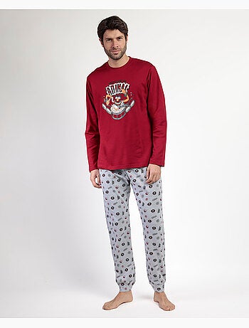 Pyjama à manches longues pour homme Disney Muppets Animal Drummer