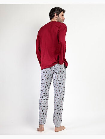 Pyjama à manches longues pour homme Disney Muppets Animal Drummer