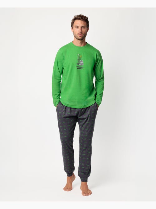 Pyjama à manches longues pour homme Disney Muppets Thinking Kermit - Kiabi